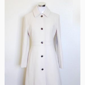 Jcrew double cloth lady day coat w/ thinsulate